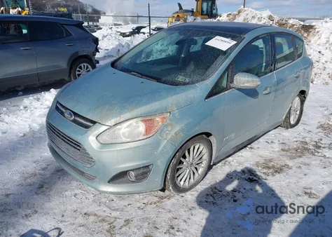 2013 Ford C-Max Hybrid Sel z USA, uszkodzony, nr VIN 1FADP5BU1DL542681